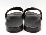 Versace Palazzo Slides In Medusa & Greca Embossed Rubber Size 11.5 Fw0926izdu
