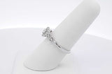 0.04cttw Diamond Heart Shape Ring In 10k White Gold 2 Grams Size 6.75 Eb0626loxsa