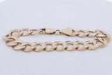 Concave Link Bracelet In 10k Yellow Gold 10k 18.9 Grams 7.5 Inch Eb0724poxsq