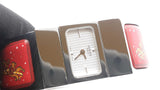 Hermès Loquet 19mm Bangle Watch In Stainless Steel & Red Enamel Fw1026lrxdu