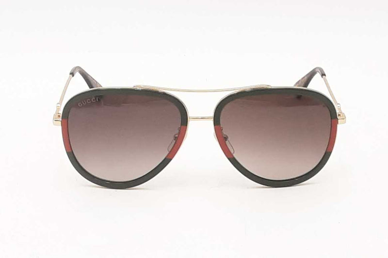 Gucci Web Aviator Sunglasses Eb0125lxzsa