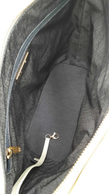 Chanel En Vogue Rope Hobo Bag In White Crumpled Calfskin Fw0525olxzdu