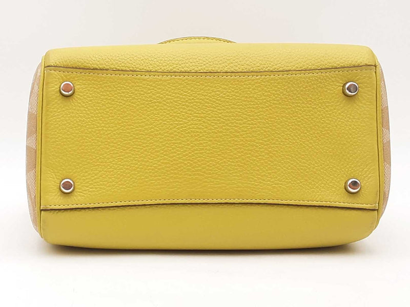 Coach Rowan Satchel Signature Green Handbag Aa1124pzsa