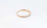 Tiffany & Co. 18k Rose Gold Diamond Harmony Wedding Ring Eblrxzdu 144020008032