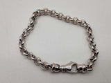 18k White Gold 25.9g Cable Bracelet 7 In Do1024lxzxde