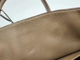 Hermes Birkin 40 Etoupe Brown Gray Clemence Palladium Handbag Do0424lxzxzde