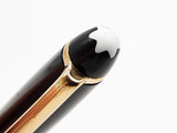 Montblanc Meisterstuck Black Gold Colored Ballpoint Twist Pen Do0125lwxde