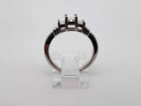 0.59 Cttw Diamond & 95% Platinum Three-stone Ring 5.7 Grams Size 7 Fw0525ocrdu