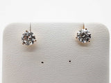 2.02 Cttw Lab Grown Diamonds 14k Yellow Gold 1.0g Stud Earrings Do0826poxde