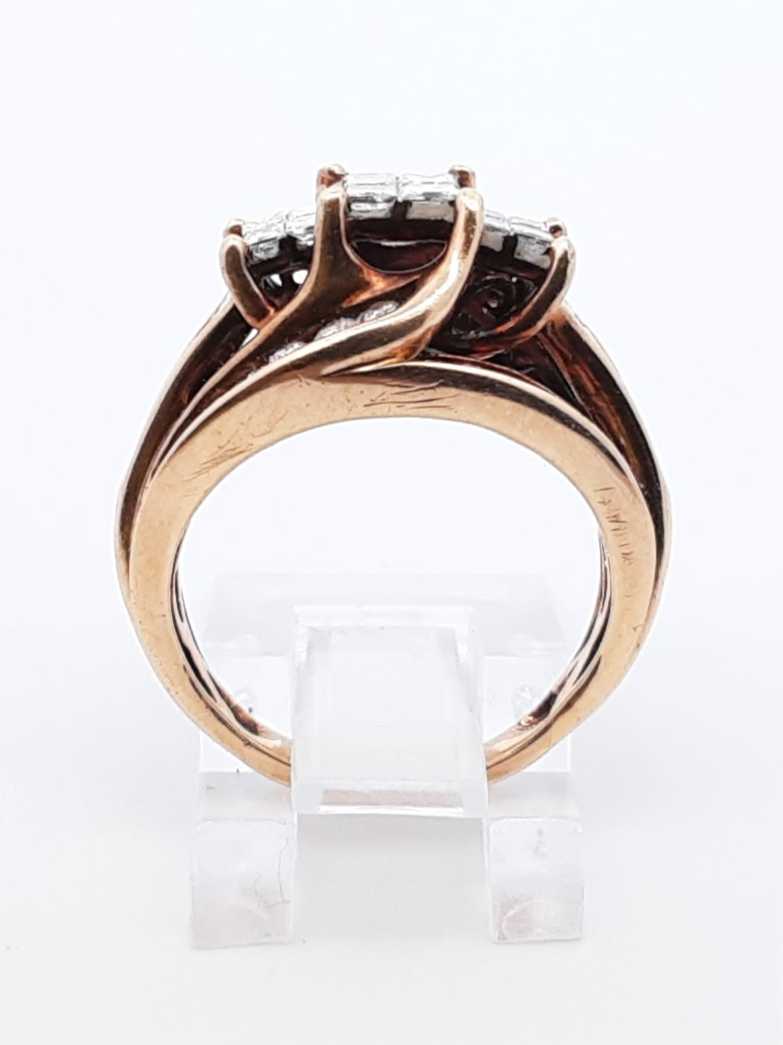 1.78 Cttw Diamond & 10k Yellow Gold Ring 5 Grams Size 4.5 Fw1124wrxdu