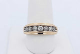 0.7cttw Diamond Ring In 10k Yellow Gold 3.4 Grams Size 9 Eb0926wxzde