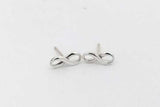 Tiffany & Co. Sterling Silver Infinity Stud Earrings 1.1 Grams Eb0626crsa