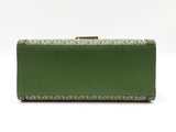 Michael Kors Whitney Medium Satchel In Fern Green Leather Fw0826wrdu