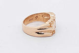 14k Yellow Gold Nugget Ring 8.1 Grams Size 5.75 Eb0926prxsa