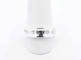 Tiffany & Co. 1837 Concave Band Ring In Sterling Silver 8.1 Grams Size 9.25 Fw1026crdu