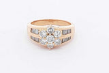 1.04cttw Diamond Ring In 18k Yellow Gold 6.7 Grams Size 6 Eb0526lxxzsa