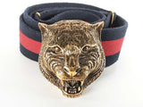 Gucci Web Feline Buckle Belt Bag Sd0626lcrde
