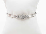 1.83ctw Diamonds 14k White Gold 14k 15.1 Grams Bracelet 7 Inch Sd0925czxsa