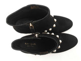 Kate Spade Stunner Faux Pearl Booties In Black Suede Size Us 9.5b Fw0725ixdu