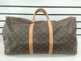 Louis Vuitton Keepall 55 Brown Duffle Mk0826elzmia