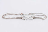 Tiffany & Co. 925 Sterling Silver Infinity Bracelet 3.3 Grams 6 Inch Eb0626crsa