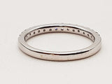 0.24 Cttw Diamonds 14k White Gold 1.9g Half Eternity Band Size 6.5 Do0326lorde