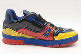 Louis Vuitton Multicolor Patent Leather Trainer Sneakers Size 6.5 Eb0226wxzsa