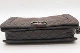 Chanel Grey Calfskin Reverso Boy Bag Shoulder Bag Eb0825lccrde