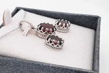 Set Of 5 Gemstone Ensemble Sets In Sterling Silver Eb0925crsa