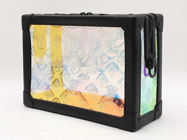 Louis Vuitton Soft Trunk In Iridescent Prism Monogram-embossed Pvc Fw0724lerxdu