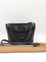 Burberry Pebbled Leather Top Handle Tote Bag Eb0726orxdu