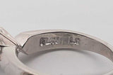 0.75ctw Diamond Solitaire Ring In Platinum 4.9 Grams Size 5 Eb0326sxzsa
