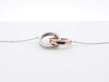 Tiffany & Co. Interlocking Circles Silver Necklace 5 Grams 16 Inch Fw0525wrzdu