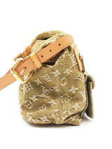 Louis Vuitton Baggy Pm Shoulder Bag In Lichen Green Denim Fw0526lxzxdu