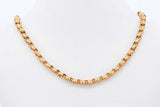 22k Yellow Gold Rolo Link Chain Necklace 7.7 Grams 14 Inch Eb0826srxde