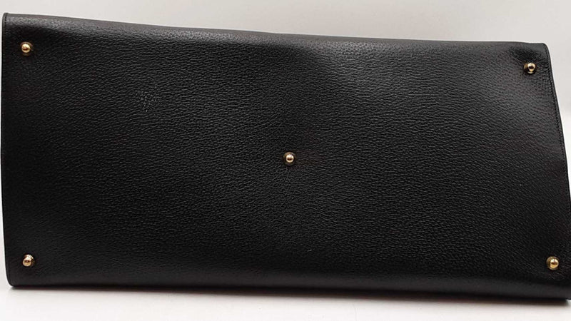 Gucci Black Gg Canvas/leather Travel Tote Bag Sd0925rzxdu