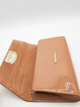 Christian Louboutin Vero Dodat Nude Patent Leather Clutch Crossbody Eb0426oorde
