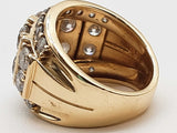 5.00 Cttw Diamonds 10k Yellow Gold 12.2g Ring Size 9.25 Do0425pwxzde