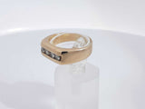 0.28 Cttw Diamond 14k Yellow Gold Ring 6.1 Grams Size 7 Aa1025oirsa