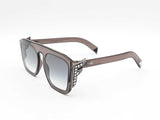 Fendi Ffreedom Grey Crystal-embellished Gradient Sunglasses Fw0225exdu