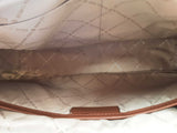 Michael Kors Jessie Large Signature Satchel Brown Aa0726crsa