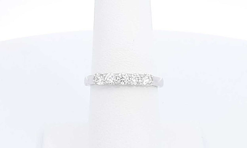 14k White Gold .50ctw Lab Grown Diamond Ring Size 6.5, 4.2g Ebocrdu 144010021098