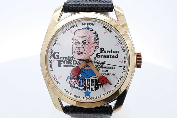 Honest Time Company Gerald Ford Pardon Granted Watch 34mm Eb1222lxzsa