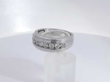0.90 Cttw Diamond 14k White Gold Wedding Band 7.4 Grams Size 10 Aa0825worsa