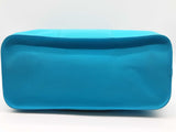 Hermes Cabag Elan Toile Turquoise Canvas Tote Bag Do1224prxde