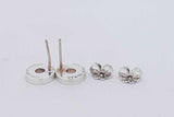 Tiffany & Co. 1837 Circle Stud Earrings In Sterling Silver 2.7 Grams Eb0726lrxsa