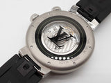 Louis Vuitton Qa173 44 Tambour Street Driver Green Steel Watch Do0425wwxzde