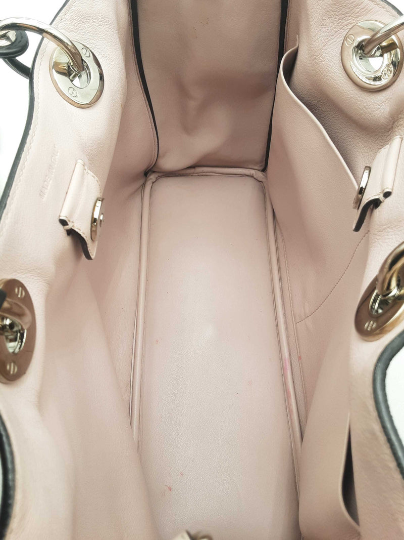 Christian Dior Diorissmo Black Leather Tote Bag Eb0425rxzsa