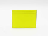 Christian Louboutin Kios Wallet In Neon Yellow Spiked Leather Fw0726oordu