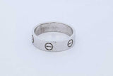 Cartier 18k White Gold Love Ring 6.9 Grams Size 59 Eb0726rixde